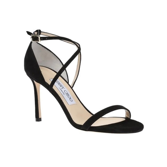 Jimmy Choo Hesper Black Suede Sandal size 40